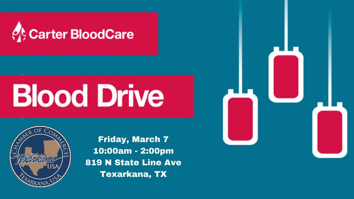 Blood Drive with Carter BloodCare