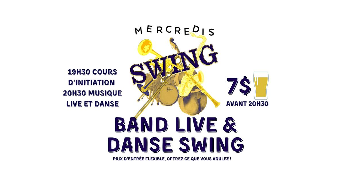Live jazz and swing dancing show with (facultative!) swing dance class!