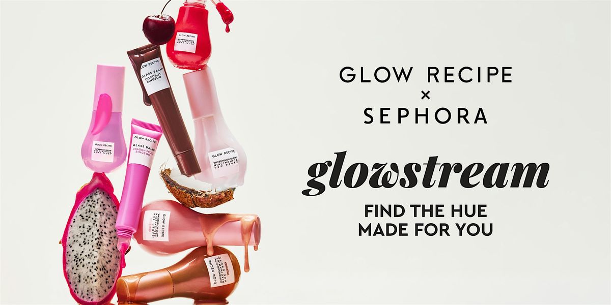 Glow Recipe's Orange County Glowstream Event