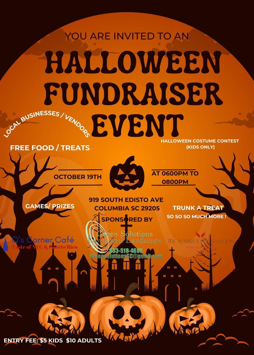 Halloween Fundraiser Event