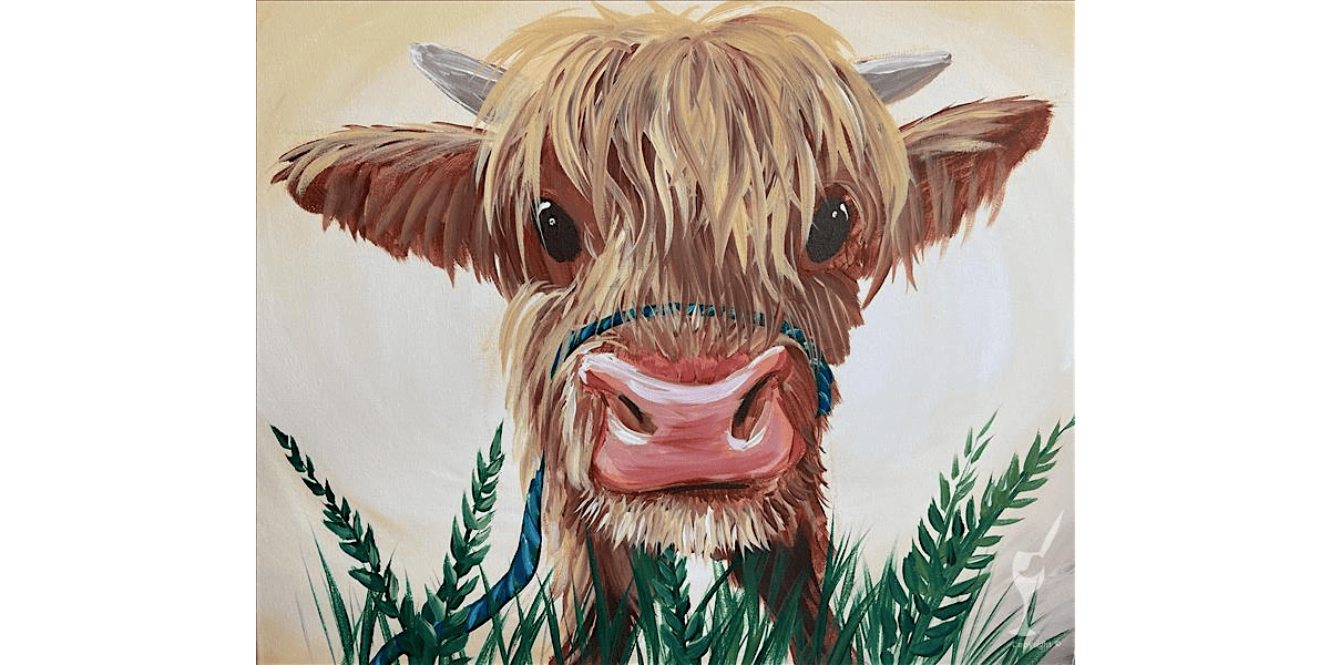 Adorable Highland Calf - Paint and Sip in New Braunfels | Classpop!\u2122