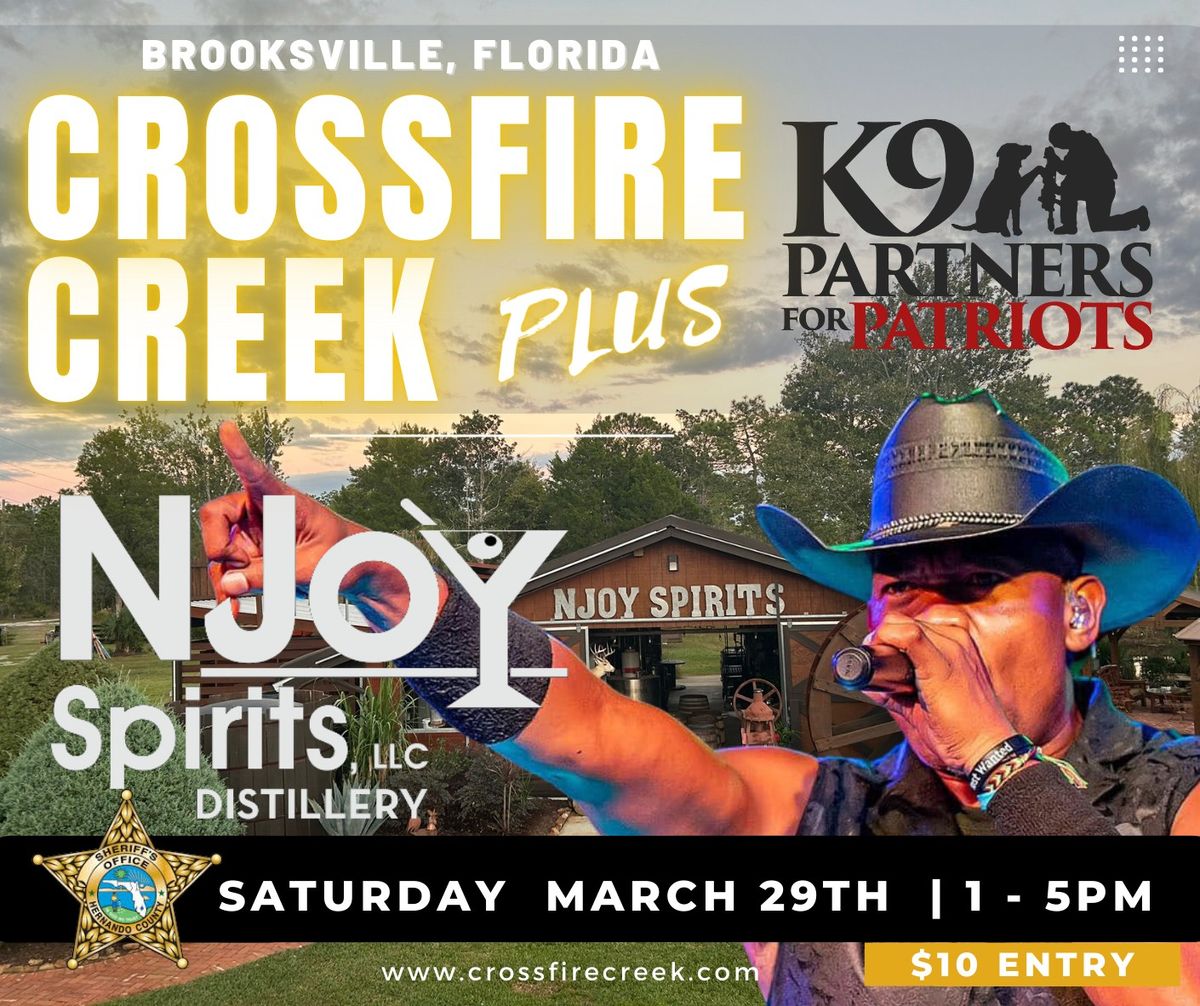 NJOY Spirits & Distillery | Crossfire Creek Show (New Country Act)