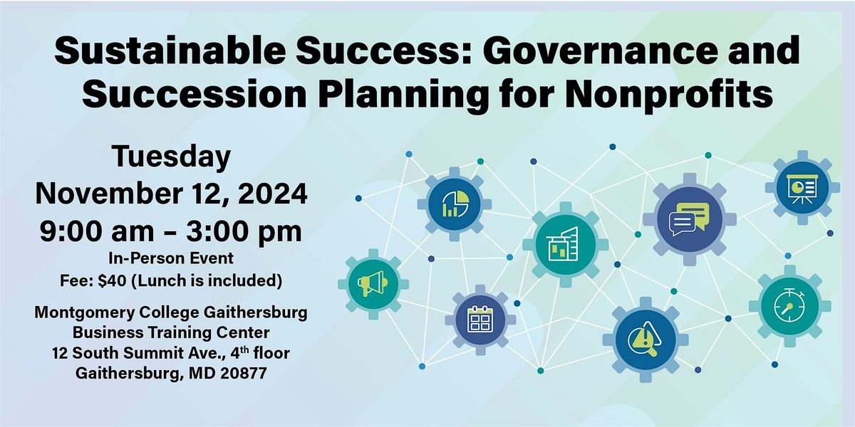 Sustainable Success: Governance and Succession Planning for Nonprofits