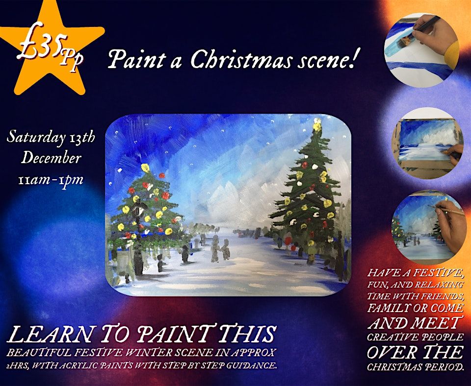 Christmas Scene Painting Workshop