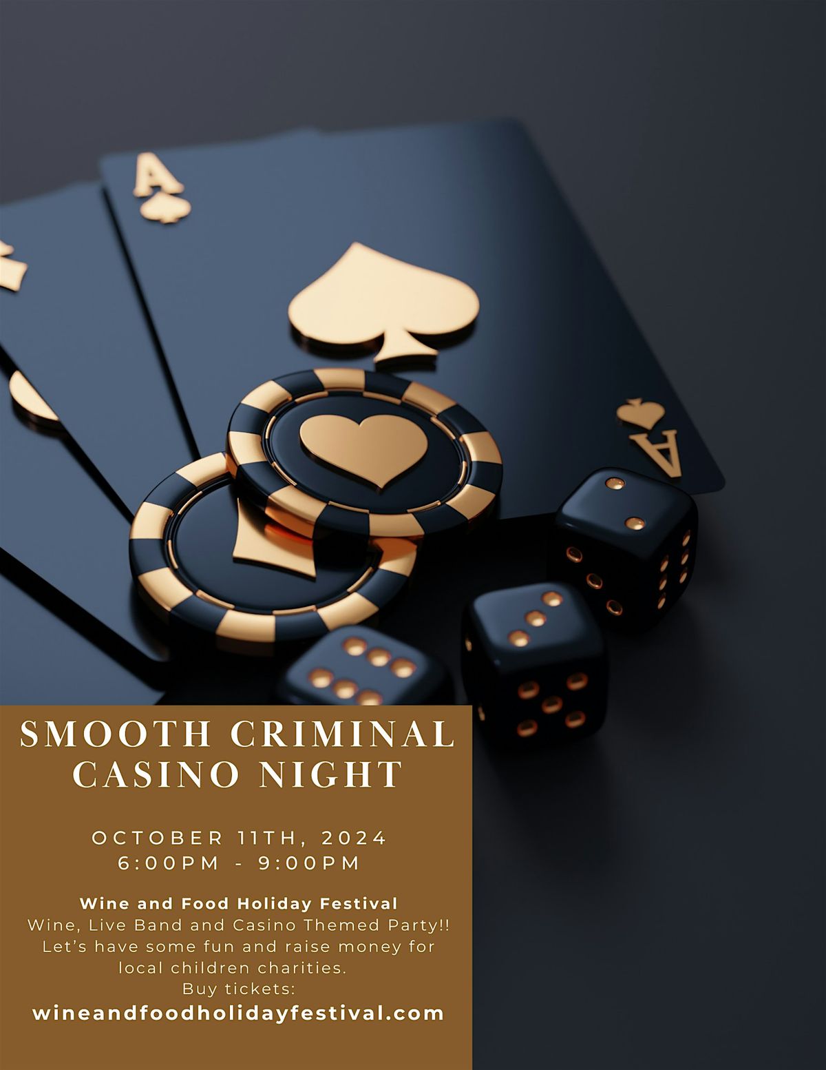 Smooth Criminal Casino Night (Wine and Food Holiday Festival)