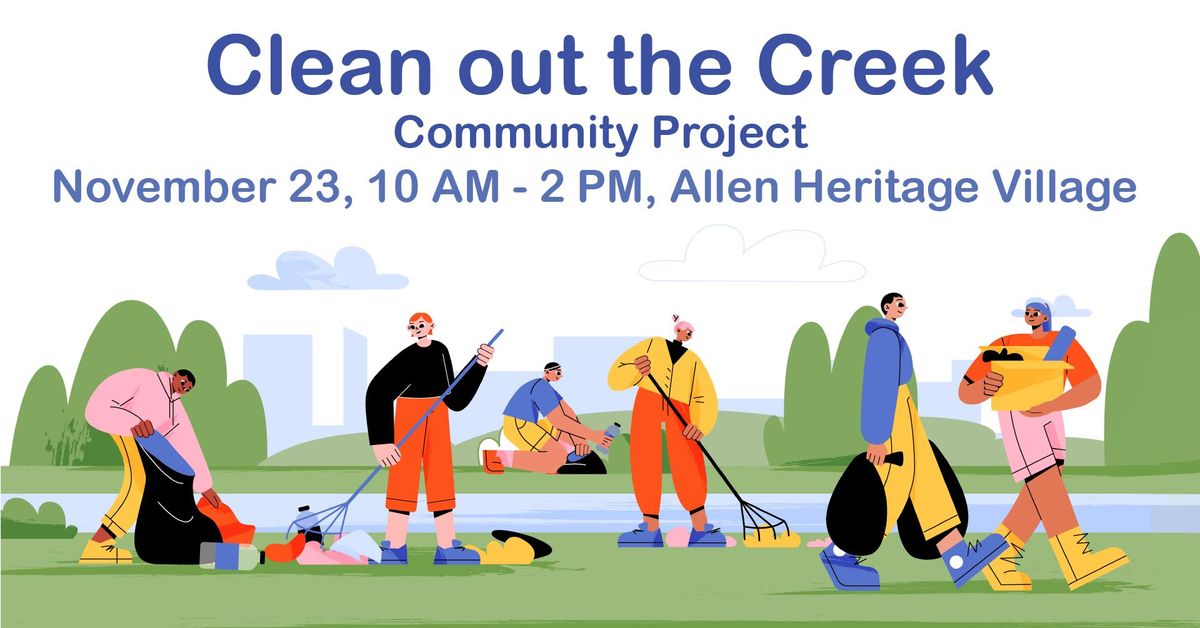 Clean out the Creek - Community Project