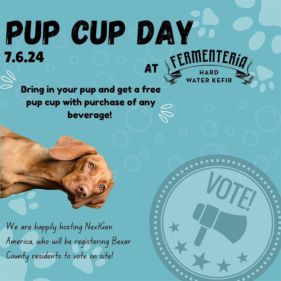 Pup Cup Day at Fermenteria taproom!