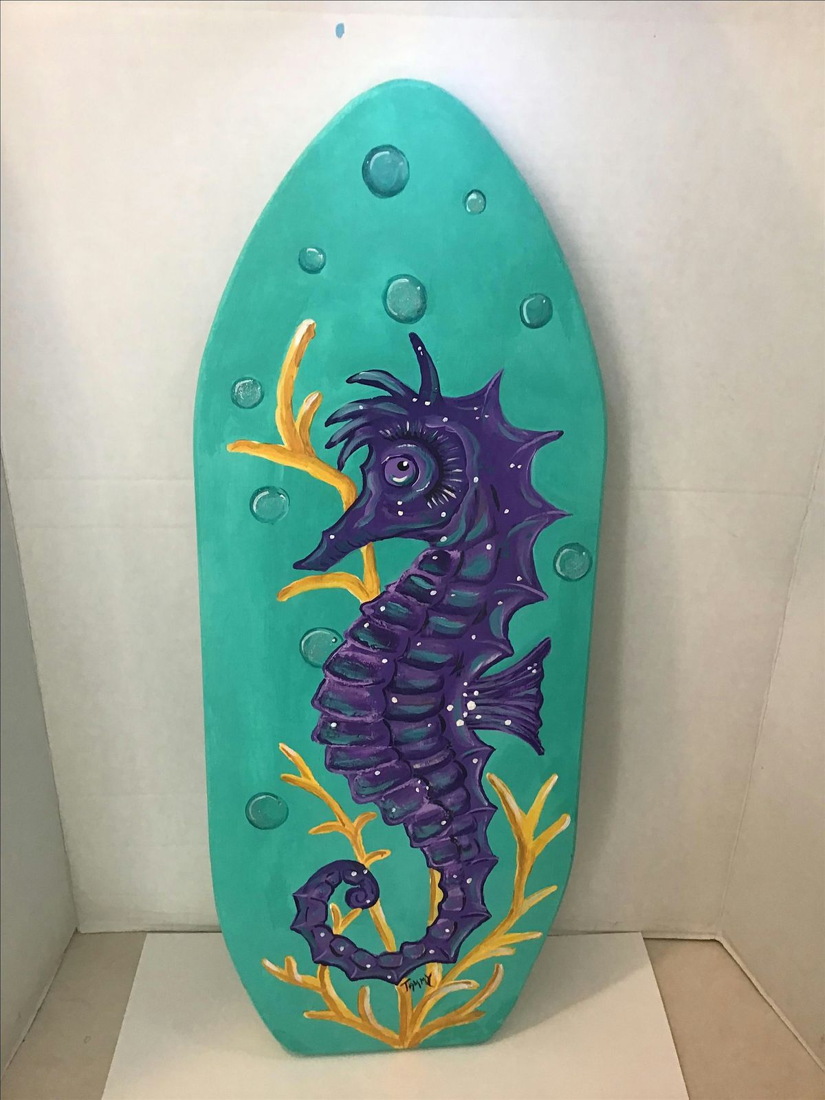 2 Foot Seahorse Surfboard Painting Class