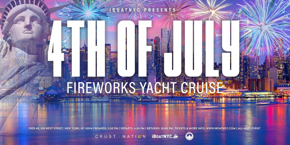 NYC 4th of July Fireworks Yacht Cruise