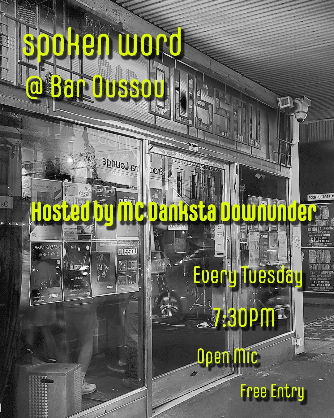 Spoken Word @ Bar Oussou!