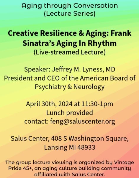 Aging Through Conversation: Live-streamed lecture