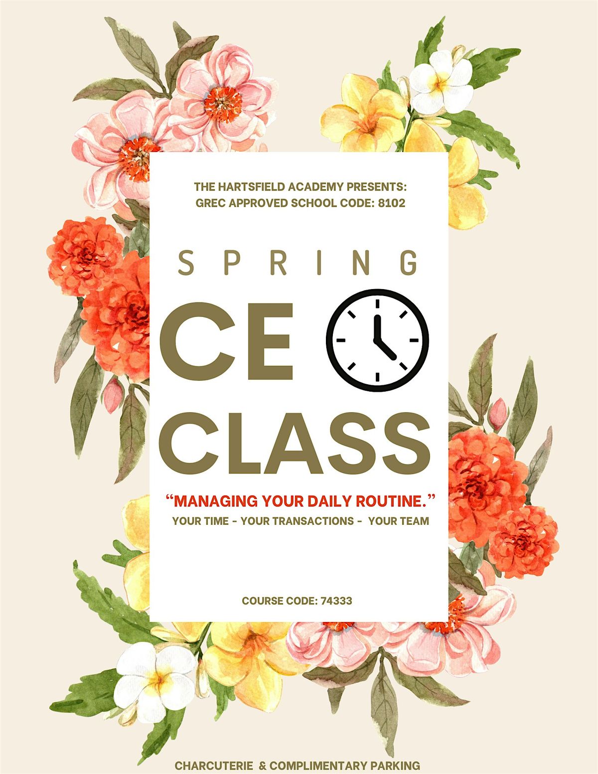 Spring CE Class: Real Estate Management (9CE Credits | 3HRS)