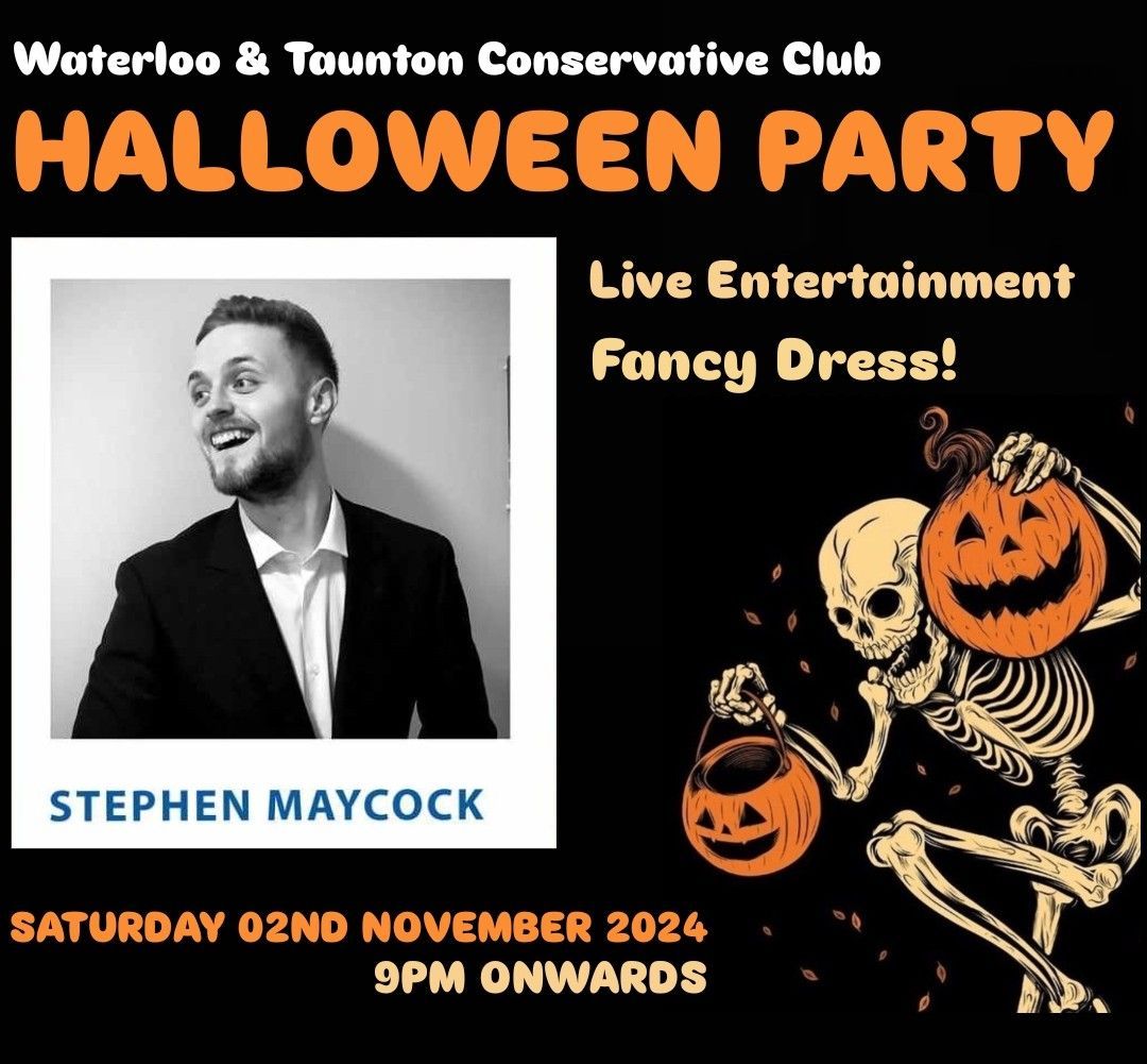 Halloween Party - An evening with Stephen Maycock 