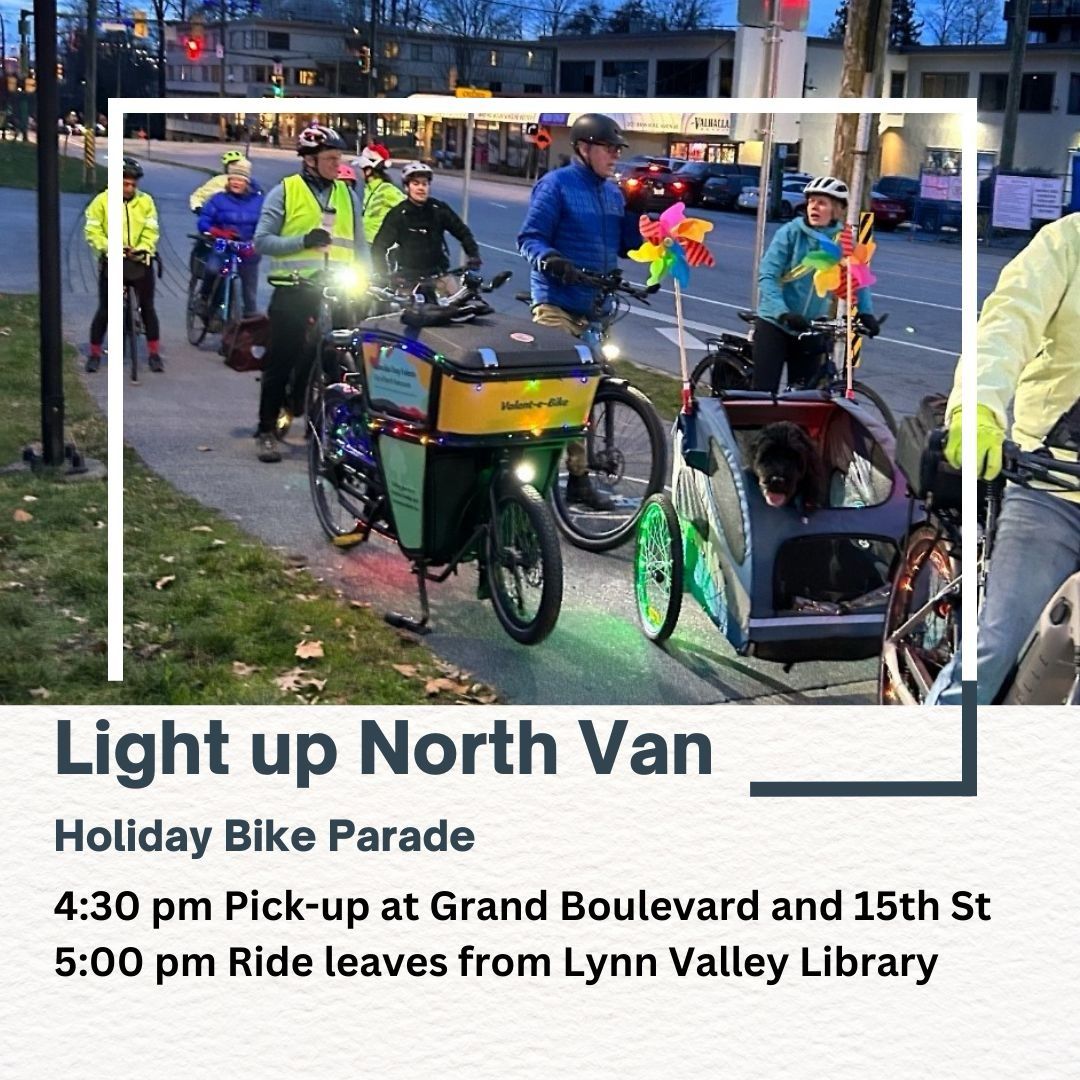 LIGHT UP NORTH VAN \u2013 HOLIDAY BIKE PARADE