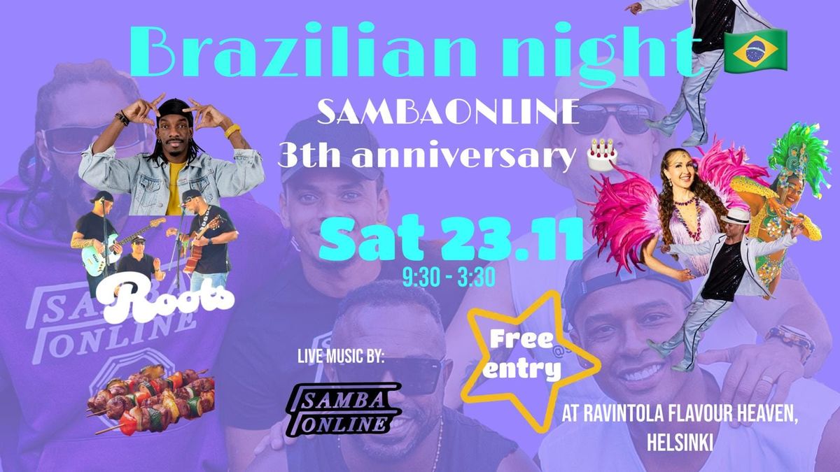 Brazilian night | SambaOnline 3th anniversary 