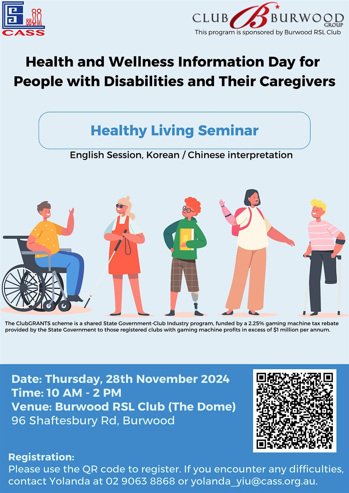 Health and Wellness Information Day for People with Disability