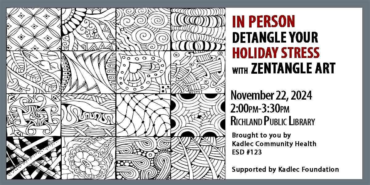 IN PERSON  Zentangle: Art Therapy Class