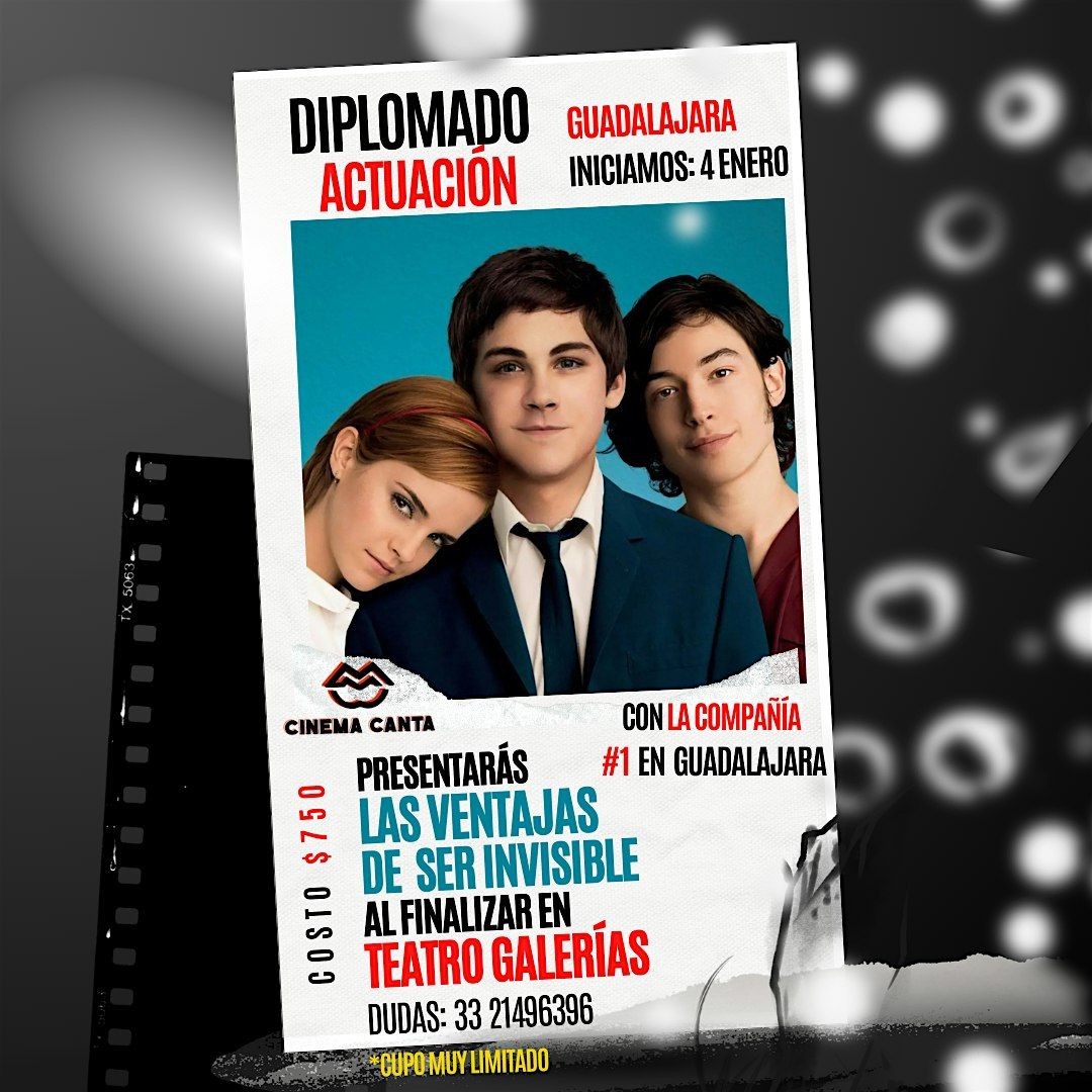 Cinema Canta Presenta: Diplomado de Actuaci\u00f3n