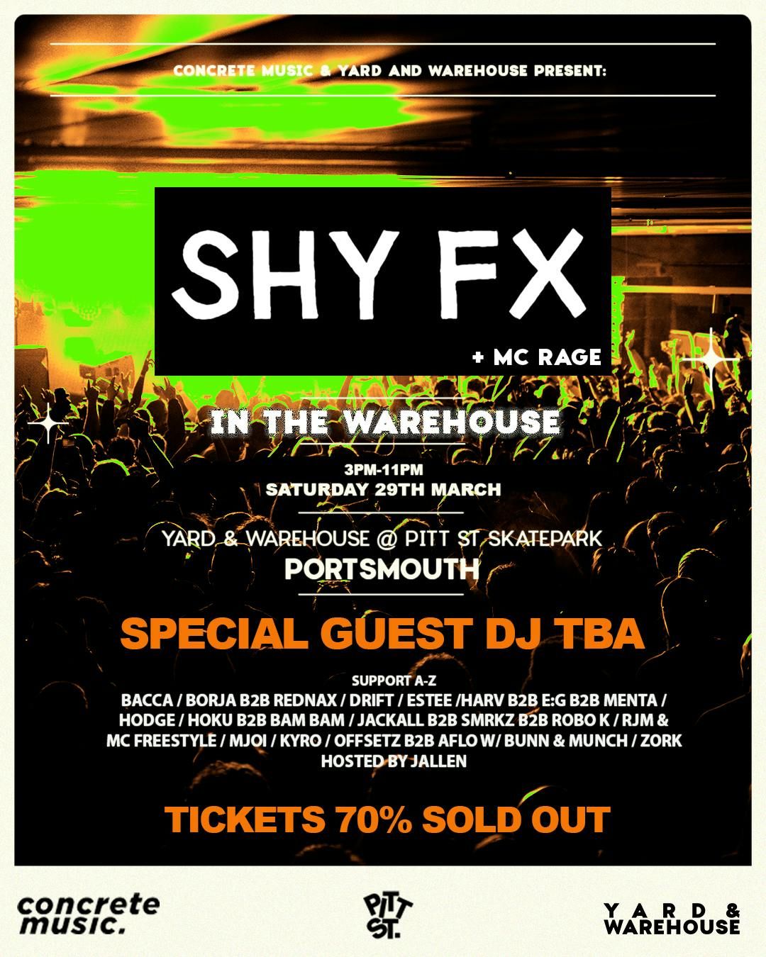 Shy FX - In The Warehouse, Portsmouth