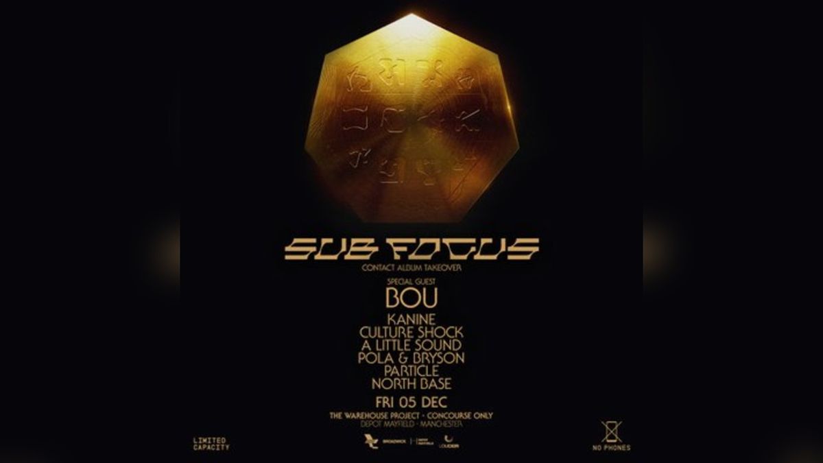 Sub Focus - The Warehouse Project Manchester Tickets