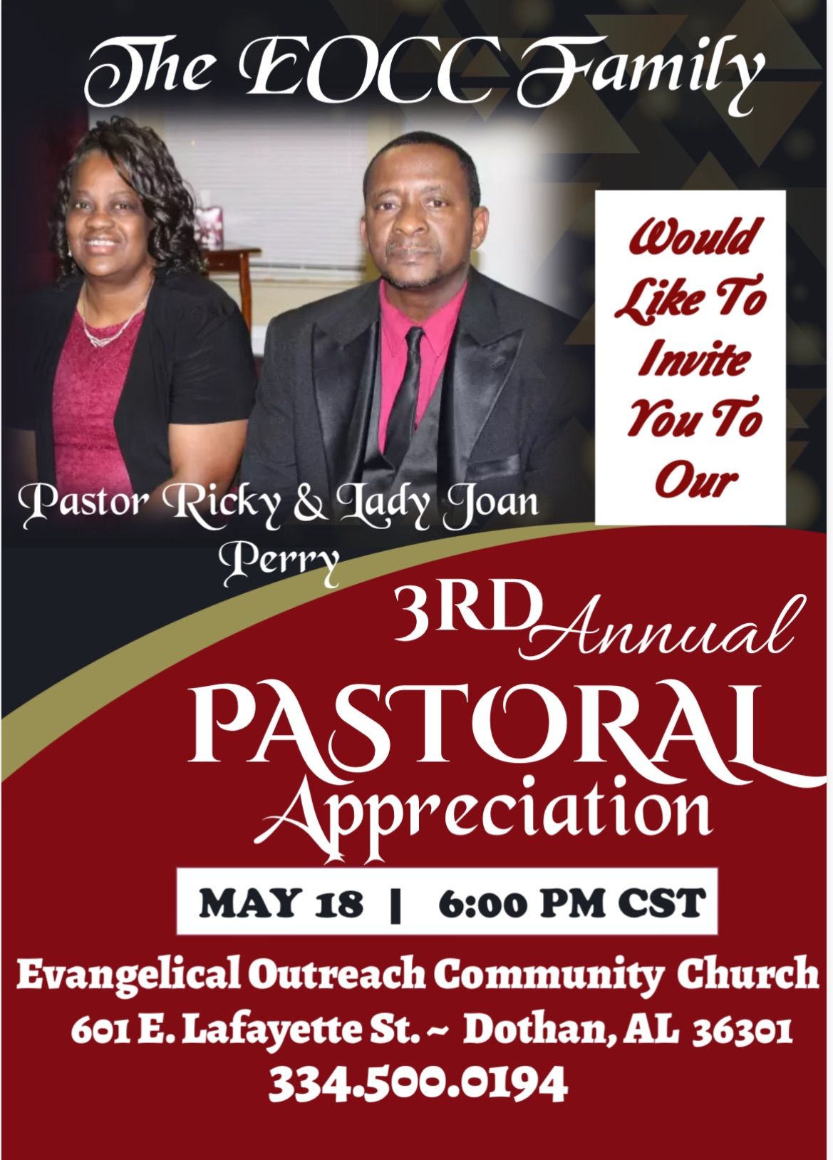 3rd Annual Pastoral Appreciation