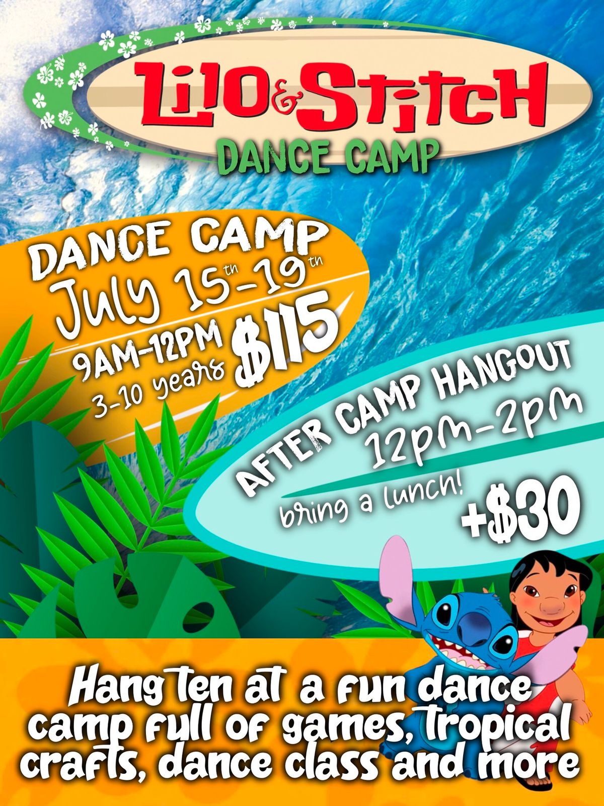 LILO & STITCH DANCE CAMP