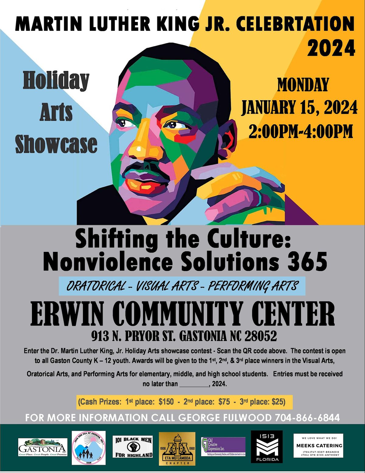 Gastonia Dr. Martin Luther King Jr. Holiday Art Showcase 2024, Erwin