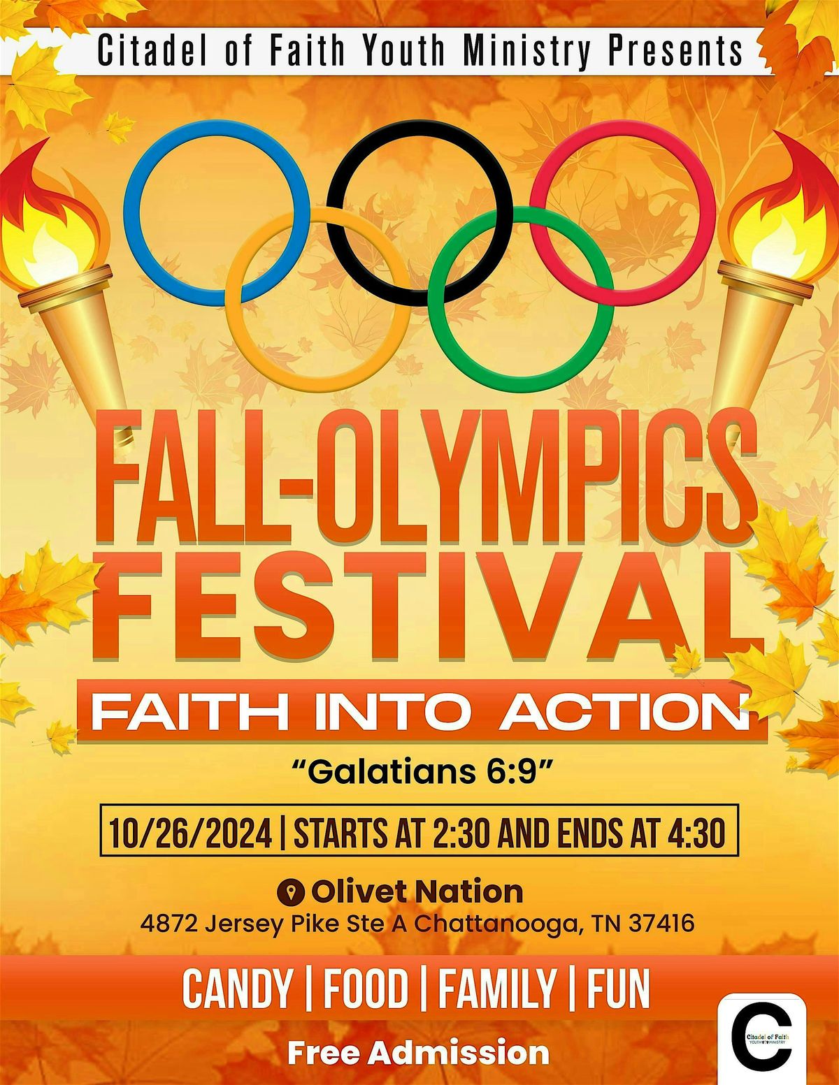 Fall-Olympics Festival: Faith into Action