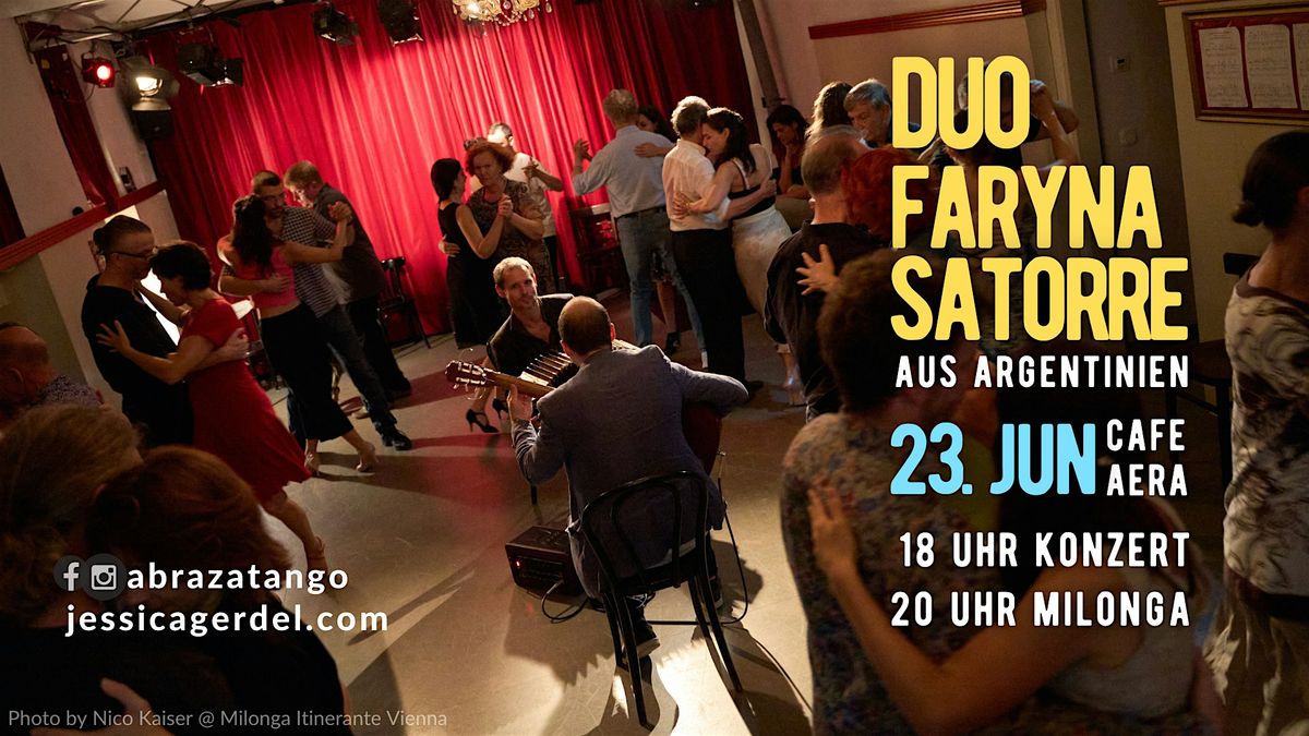 Duo Faryna-Satorre (Argentina) live in Vienna. Concert & Milonga (Tango)