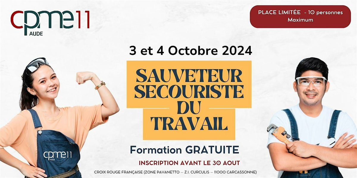 Formation Sauveteur Secouriste du Travail by Cpme11 \u2013 GRATUITE