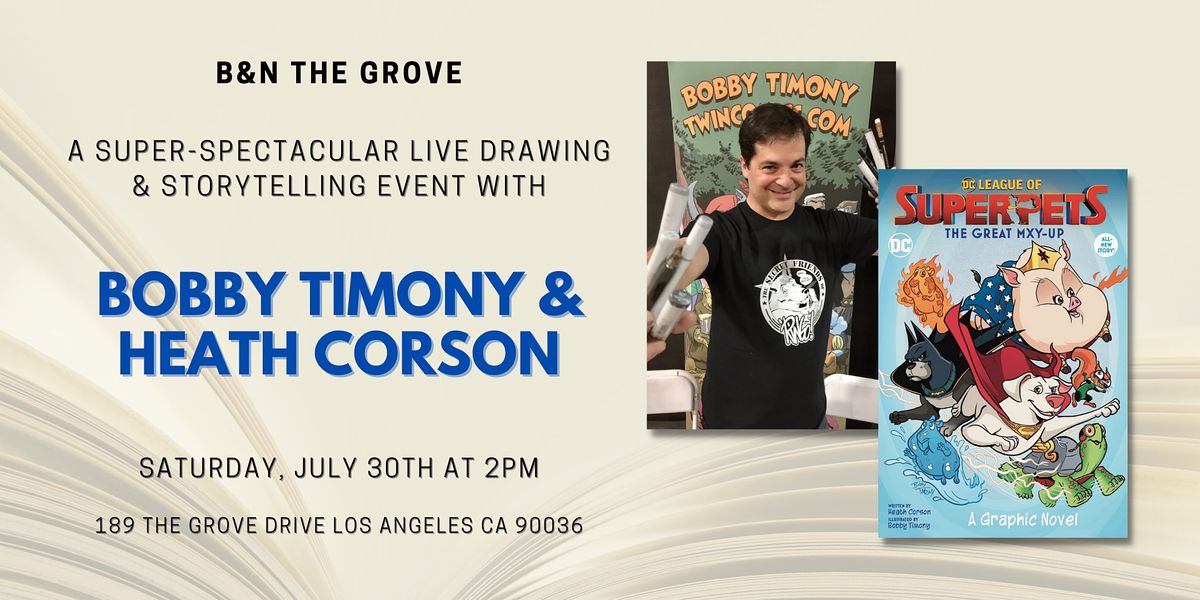 Bobby Timony and Heath Corson's LIVE Drawing Event at BN The Grove