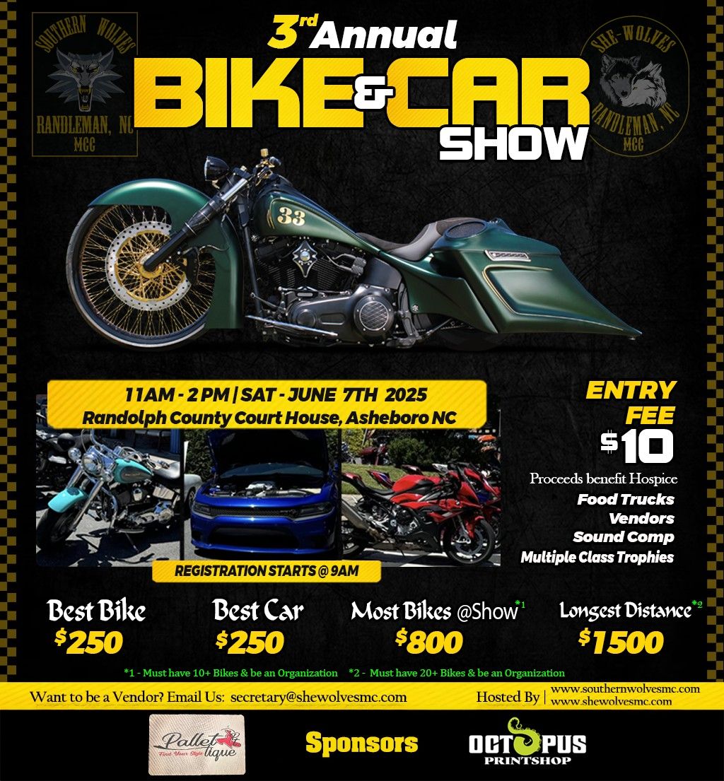 3rd Annual Bike & Car Show