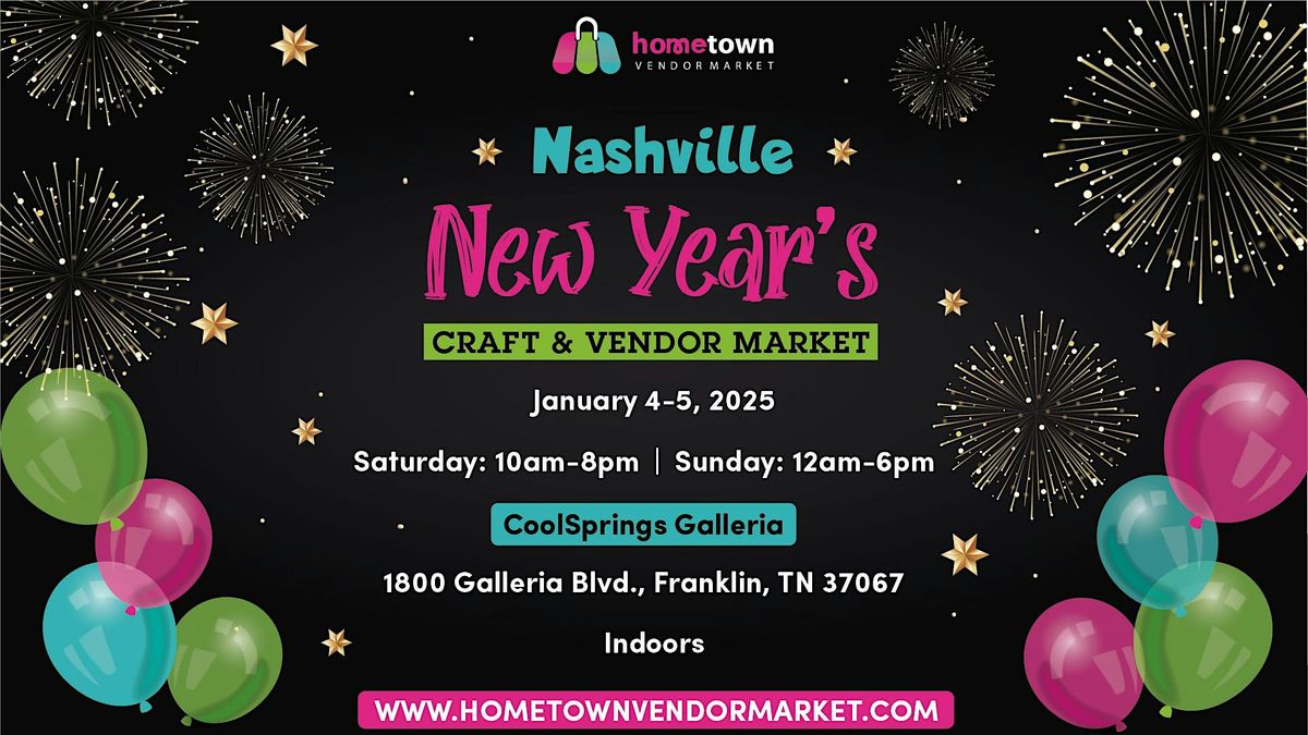 Nashville New Year's Craft and Vendor Market