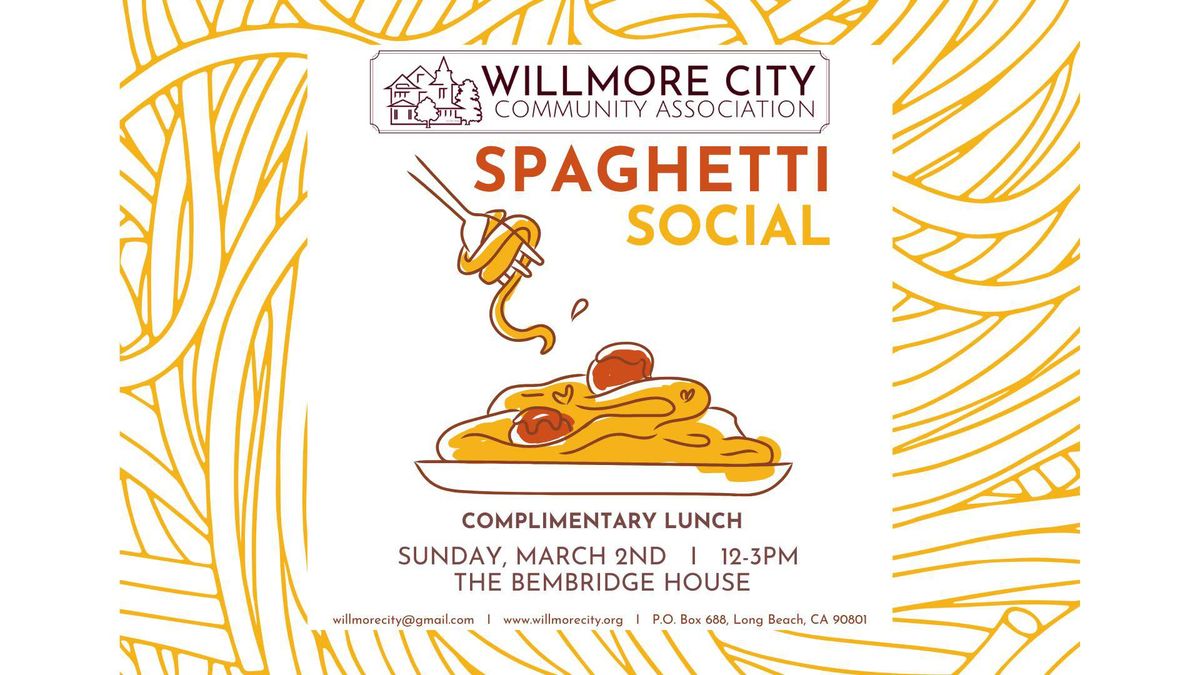 Community Event: Spaghetti Social!