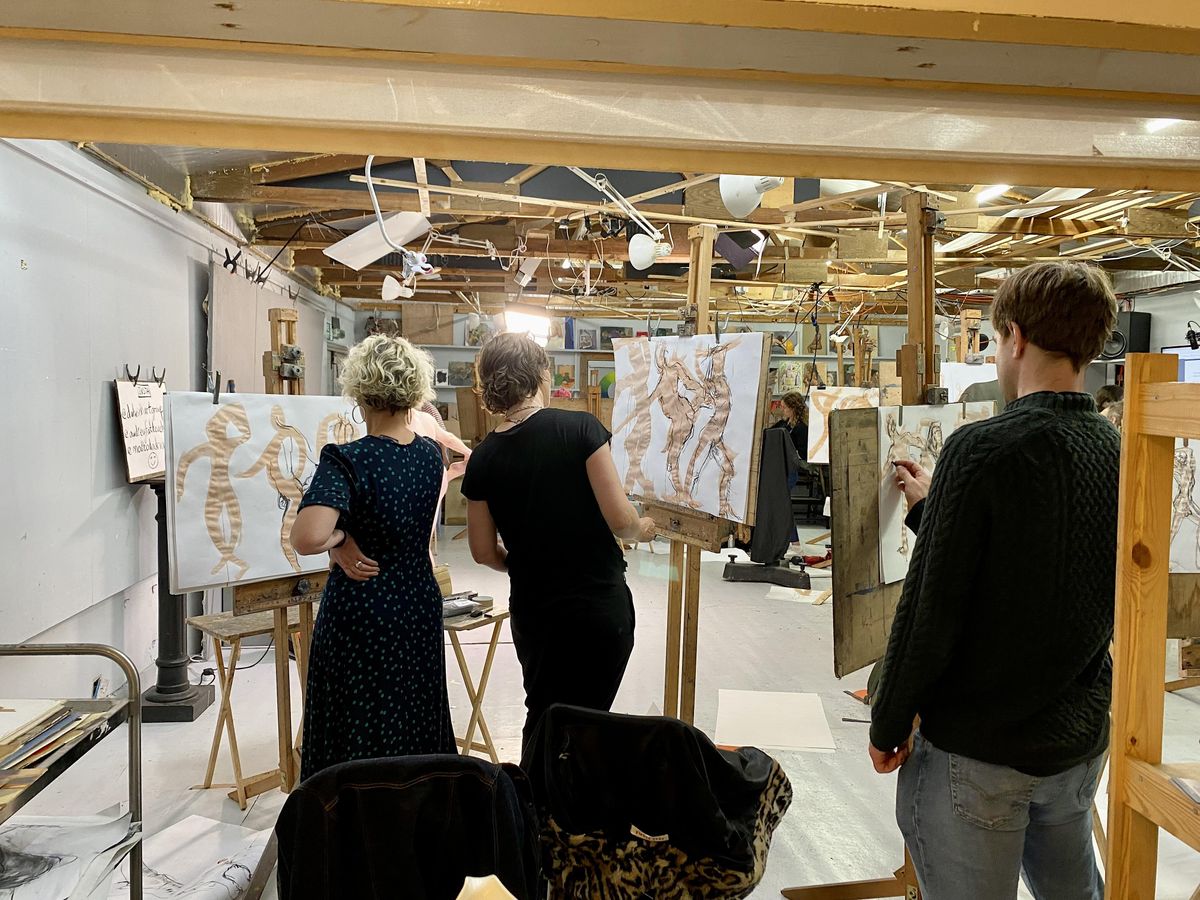 Life Drawing Session in South London - Fast Poses