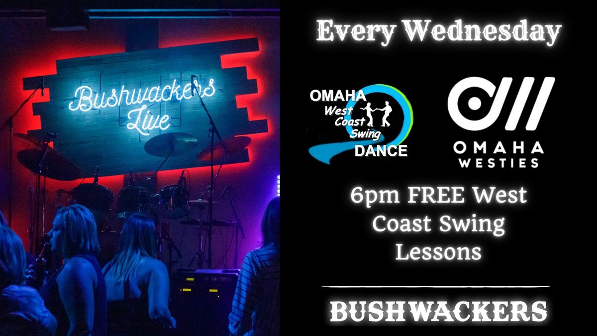 FREE West Coast Swing Dance Lessons at Bushwackers