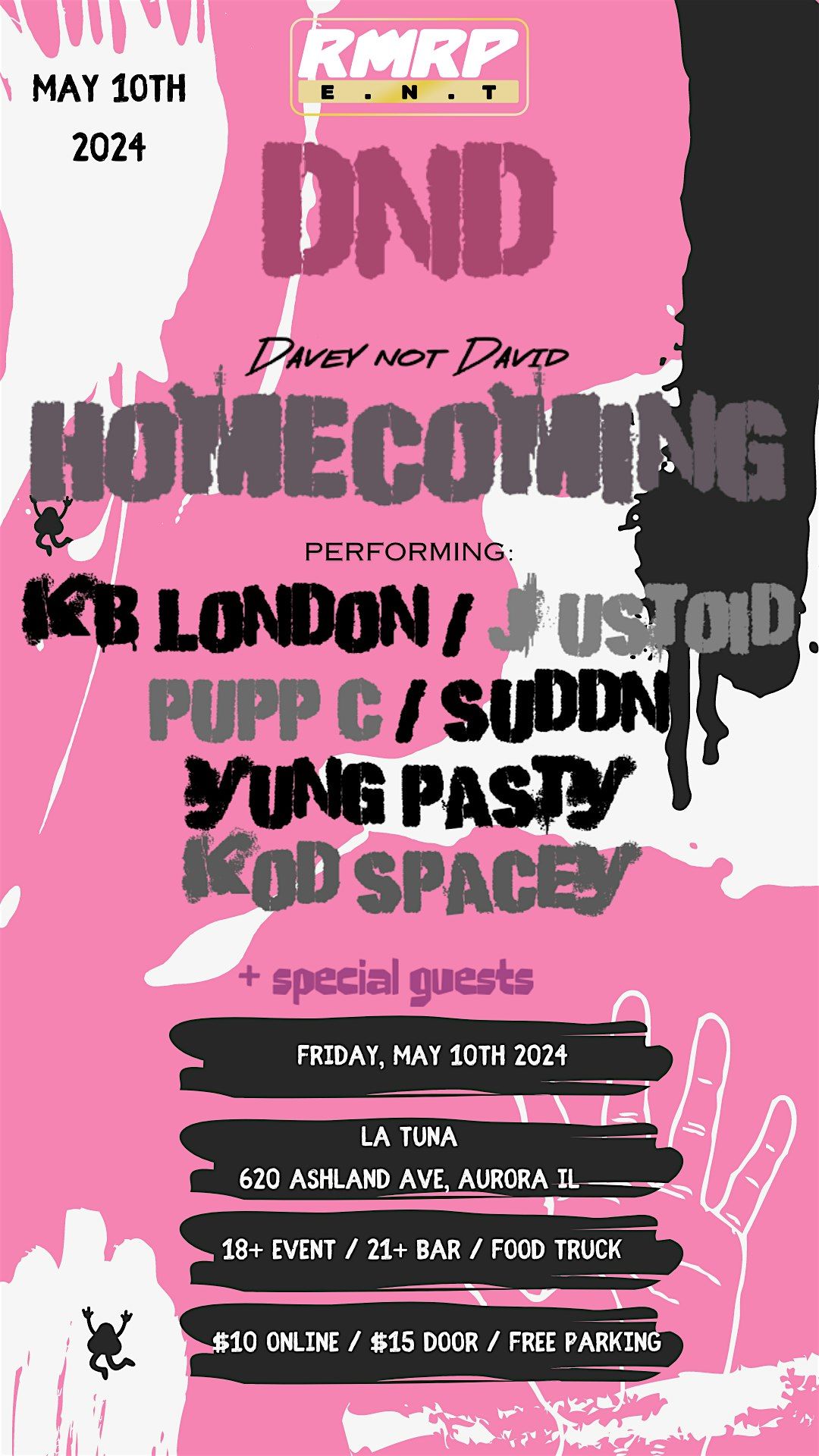 RMRP Presents: DND HOMECOMING PARTY
