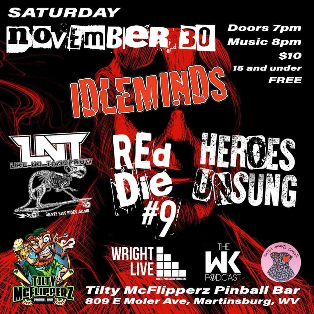 Idleminds, Heroes Unsung, Like No Tomorrow, Red Die#9 @Tilty Mcflipperz 