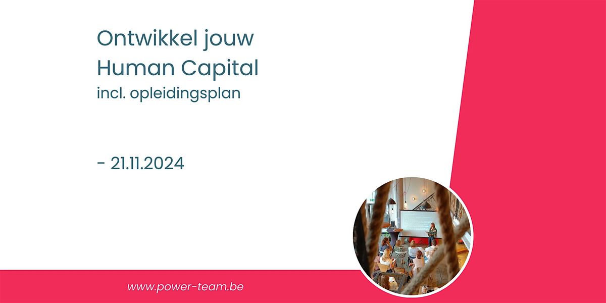 Ontwikkeling van jouw human capital