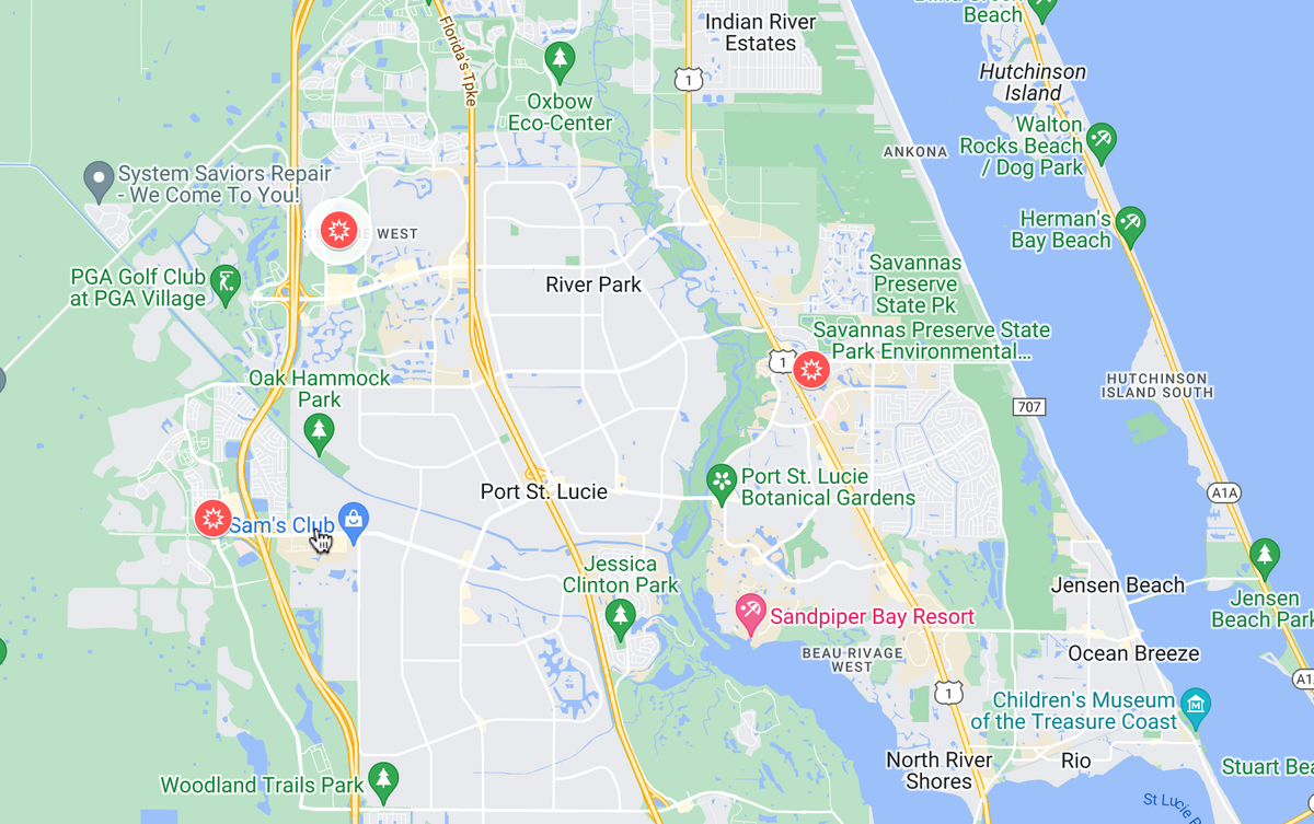 Parking Daytona Tortugas at St Lucie Mets
