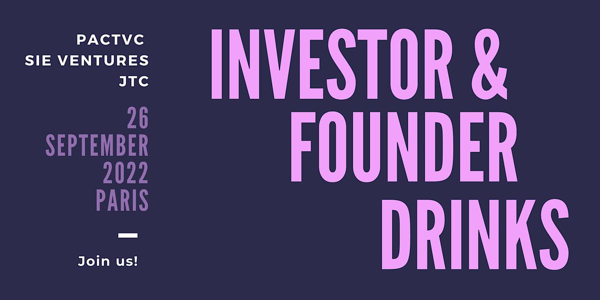 Investor & Founder Drinks