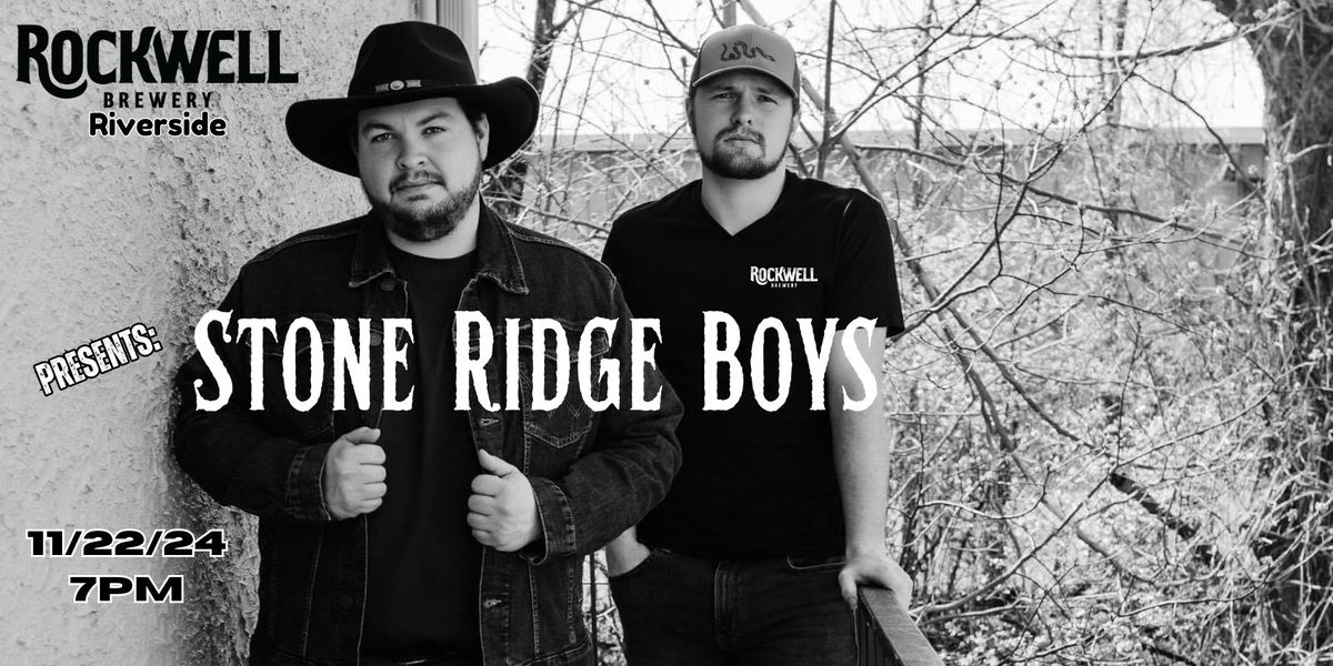 STONE RIDGE BOYS Live Country Music @ Rockwell Brewery Riverside 11\/22\/24 7pm