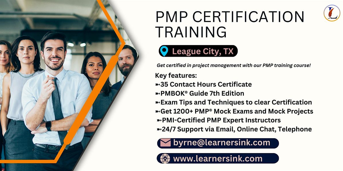 4 Day PMP Workflow Training in League City, TX