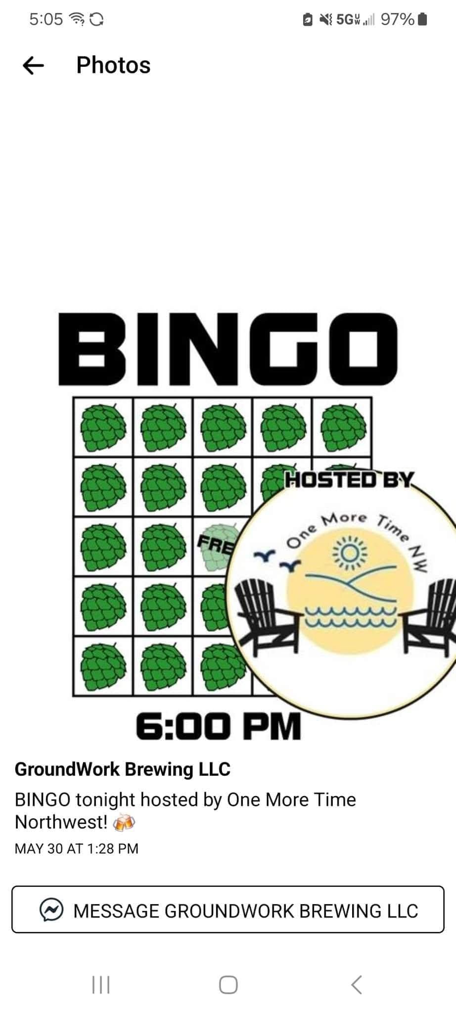 Bingo Benefitting OMT 