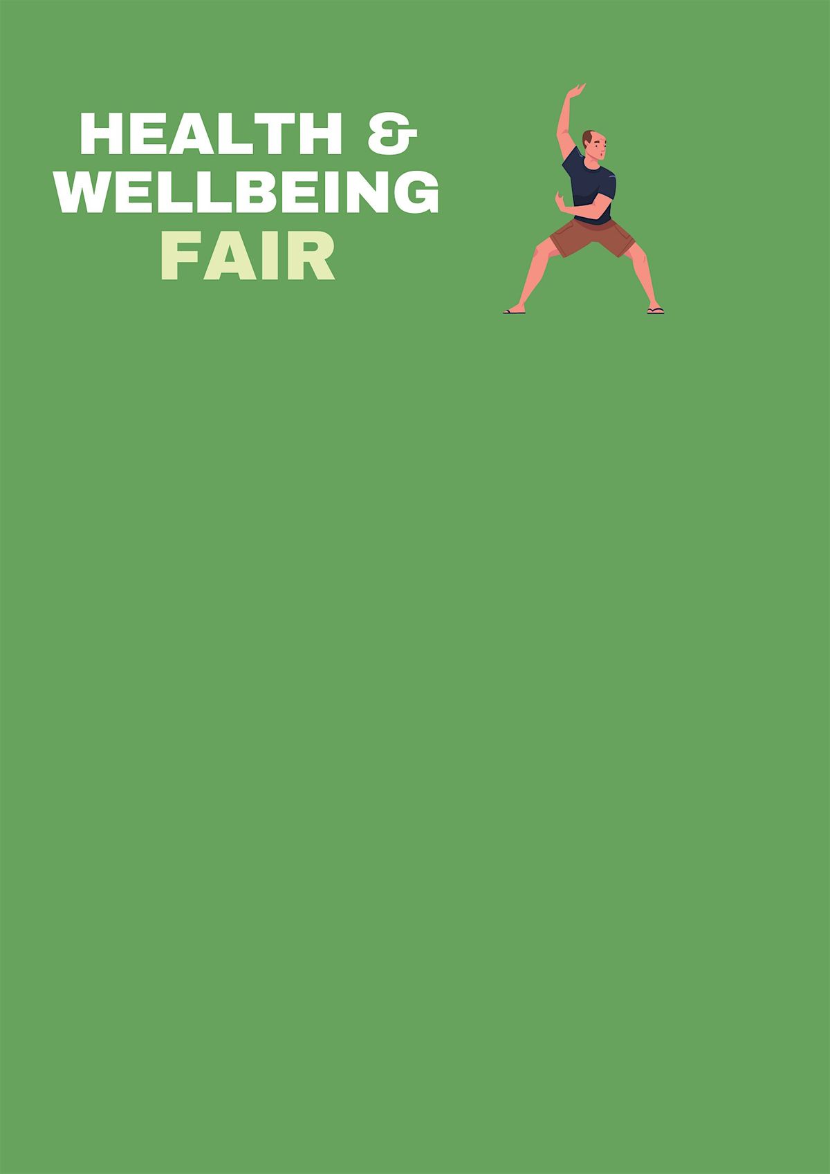 Tai Chi Workshop - Health & Wellbeing Fair