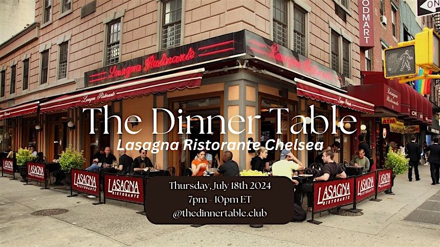 The Dinner Table at Lasagna Ristorante Chelsea