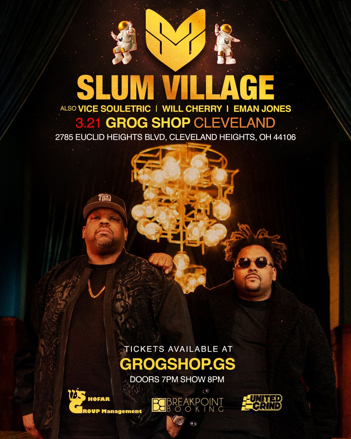 Slum Village w\/ Vice Souletric, Will Cherry, and Eman Jones