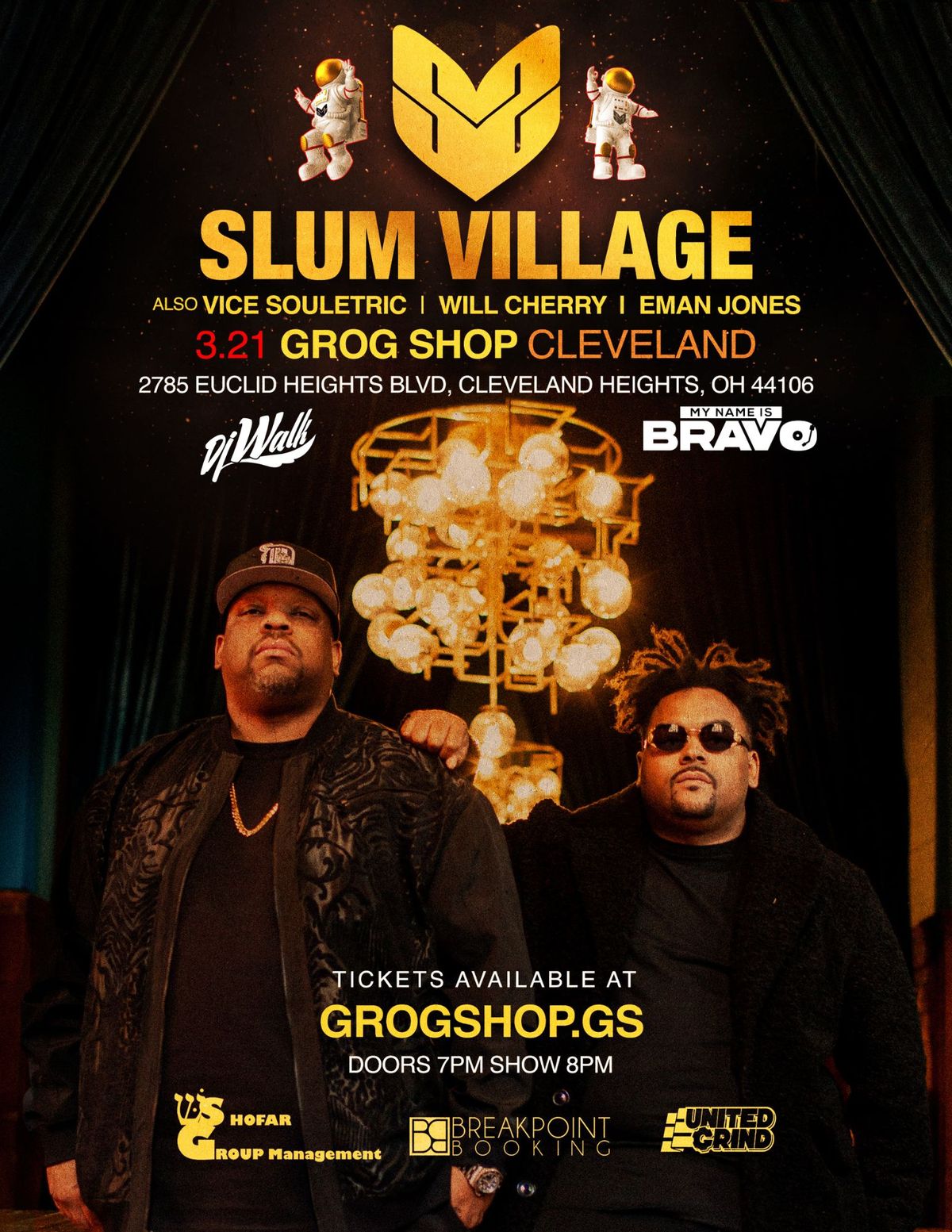 Slum Village w\/ Vice Souletric, Will Cherry, and Eman Jones