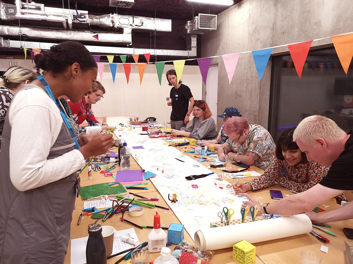 Queer Crafternoon, Cafe Roya, Beeston, 12 March 2023