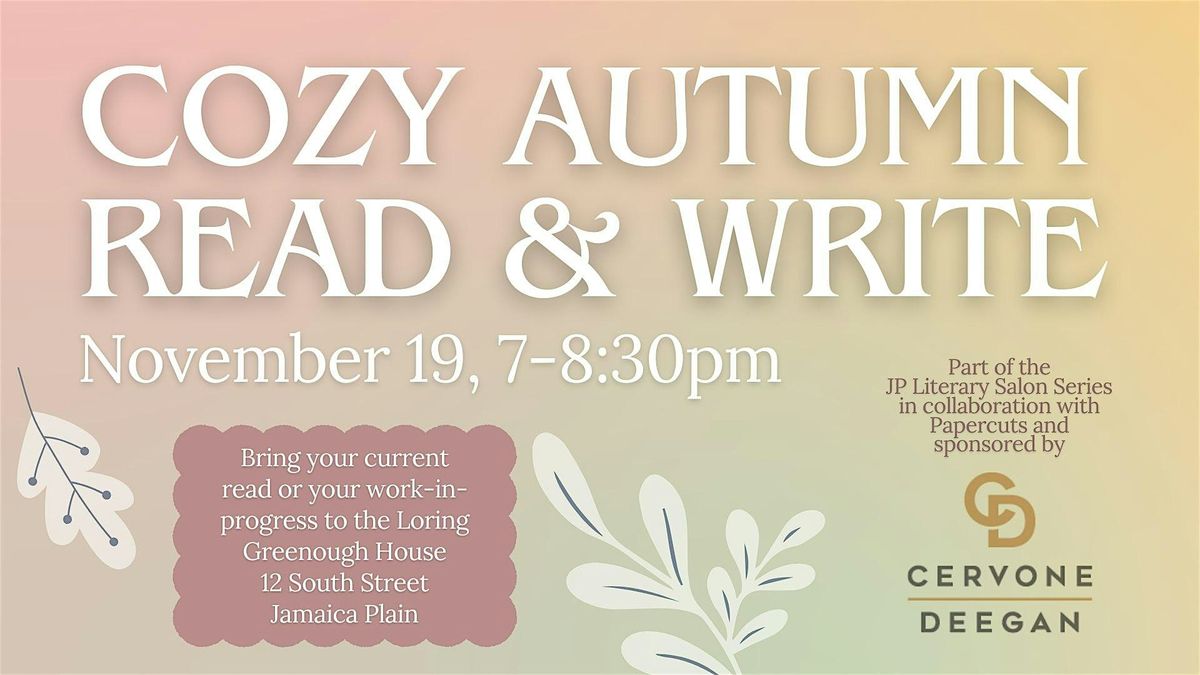 Cozy Autumn Read & Write